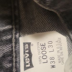 Levi Strauss men's 546 38x30 jeans